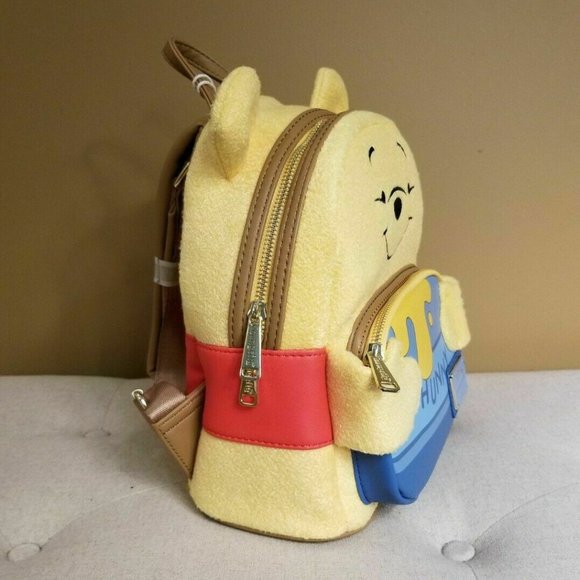 Loungefly Disney Winnie The Pooh Hunny Tummy Soft Touch Mini Backpack NEW main image 5